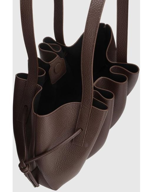 Yuzefi Black Scallop Shoulder Bag