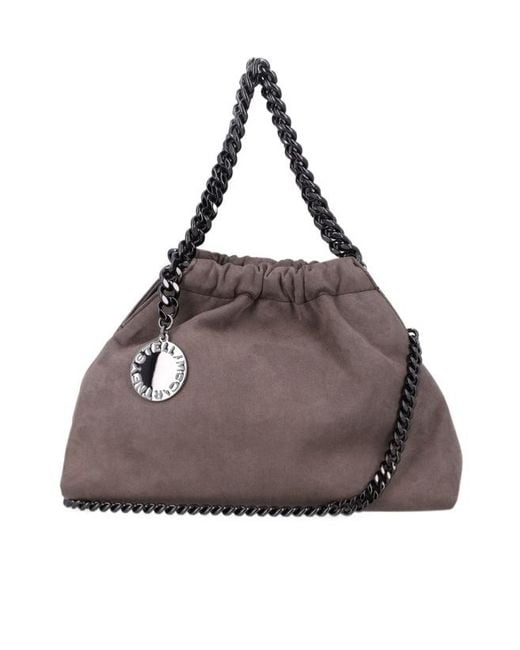 Stella McCartney Brown Drawstring Shoulder Bag