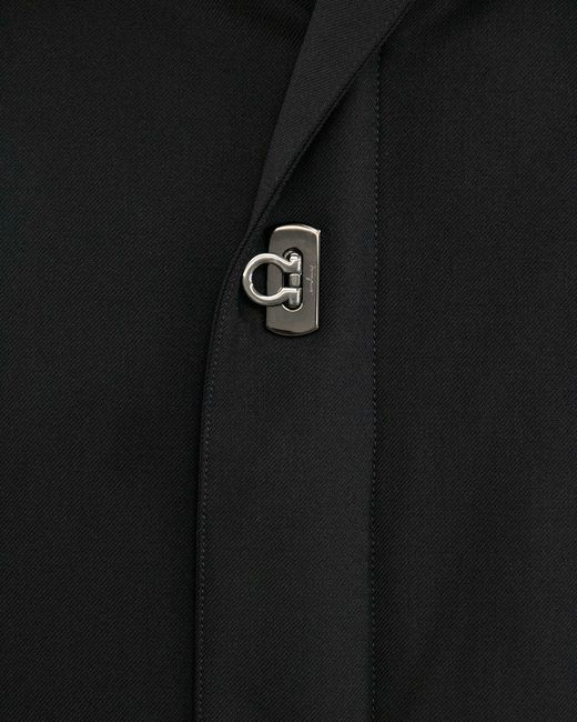 Ferragamo Black Long Sleeve Jacket for men