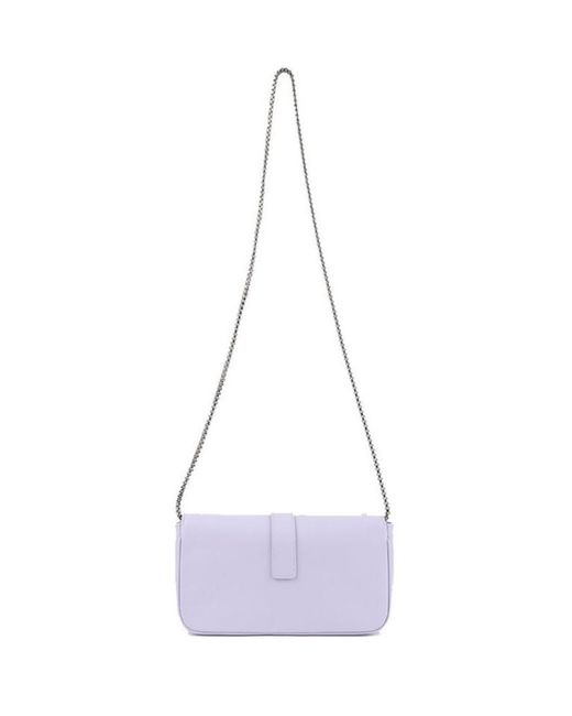 Ferragamo Purple Mini Chain Crossbody Bag