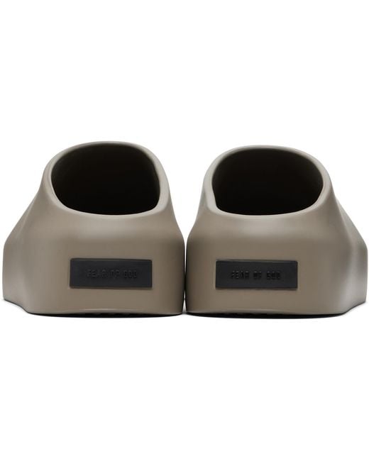 Fear Of God Brown The California 2.0 Slip-On Slippers for men