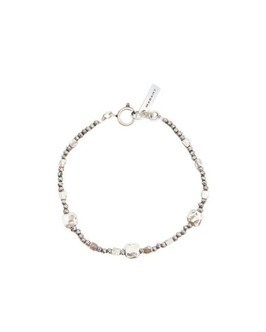Isabel Marant Metallic Beaded Bracelet for men