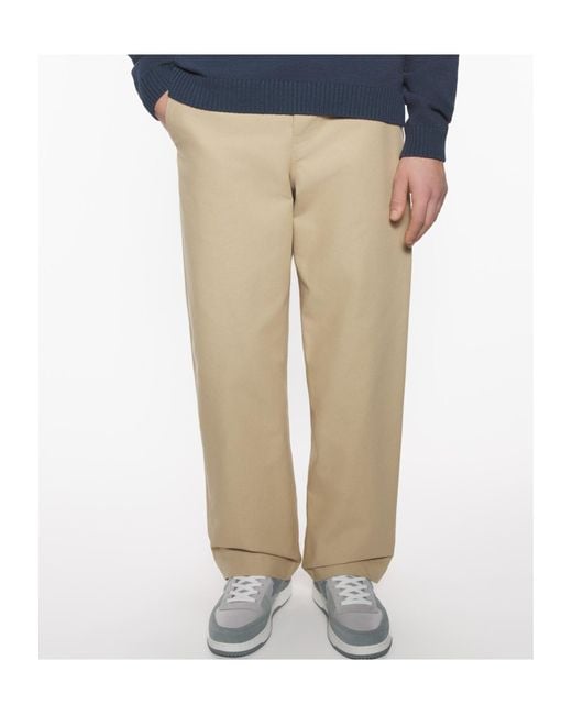 Maison Kitsuné Natural Maison Kitsuné Casual Chino Pants for men
