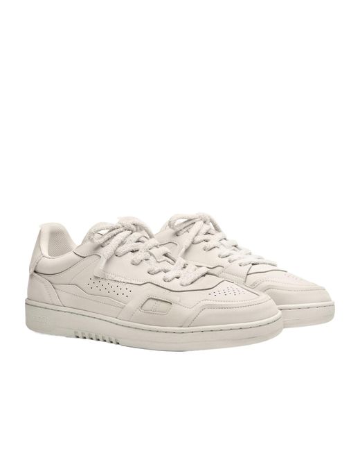 Axel Arigato White Panelled Lace-Up Sneakers for men