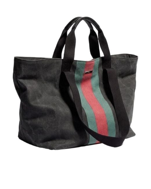 Gucci Black Positano Medium Tote Bag for men