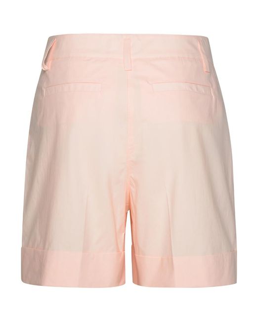 P.A.R.O.S.H. Pink Turn-Up Brim Shorts