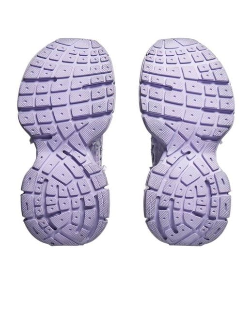 Balenciaga Purple 3Xl Check Mule