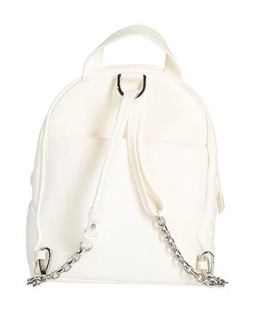 Maison Margiela White Logo Backpack