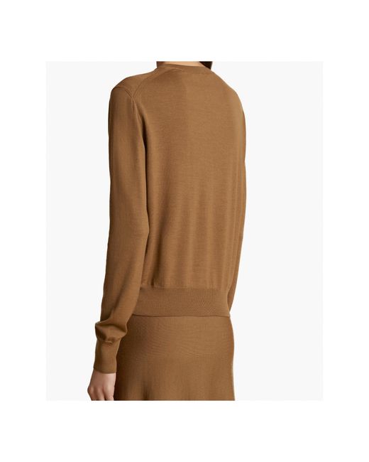 Khaite Green V-Neck Sweater