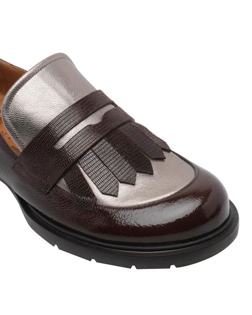 Chie Mihara Brown Jeluse Fringe Loafers