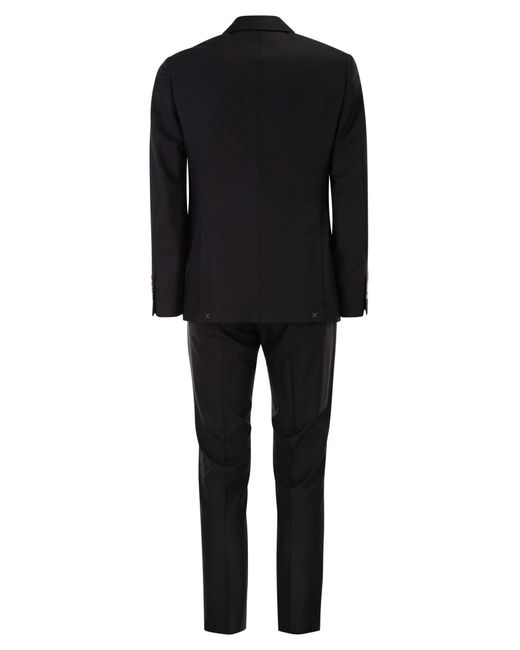 Brunello Cucinelli Black Button-Up Suit for men