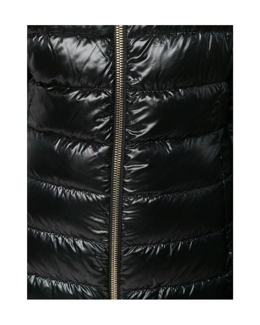 Herno Black Elisa Down-Padded Coat