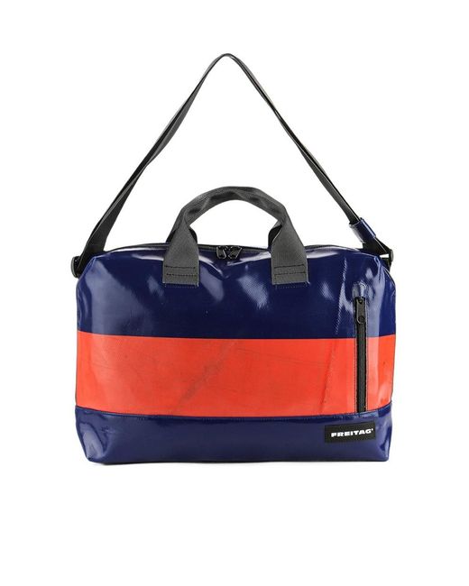 Freitag Blue Logo Shoulder Bag