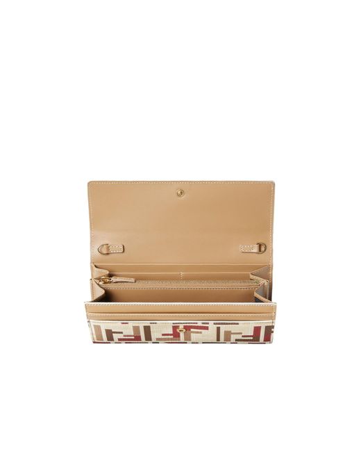 Fendi Multicolor Roma Chained Continental Wallet
