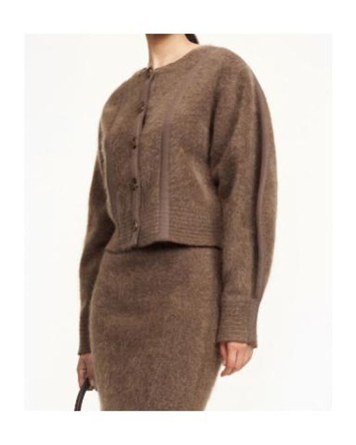 By Malene Birger Brown Pernille Buttoned Panelled Cardigan