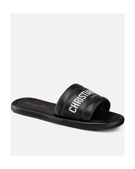 Dior Black Every-D Flip Flops