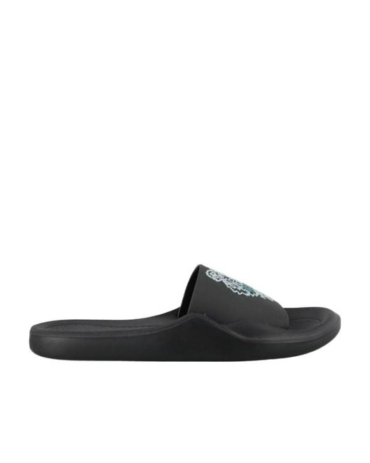 KENZO Black Tiger Slip-On Pool Slides