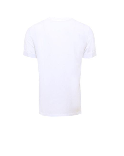 Neil Barrett White Lightning Pattern T-Shirt for men