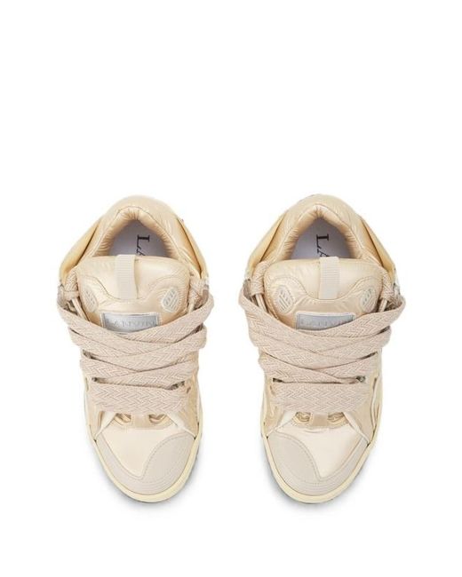 Lanvin Natural Curb Sneakers