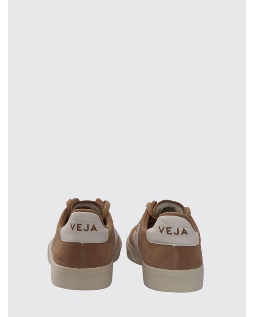 Veja Brown Campo Suede Low-Top Sneakers for men