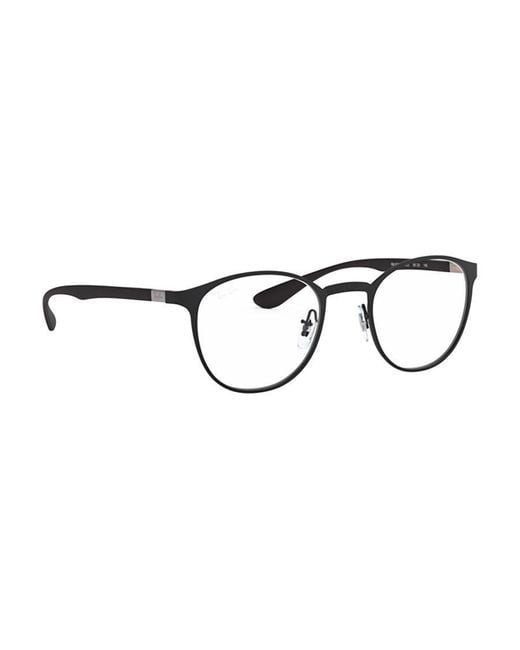 Ray-Ban White Round Frame Glasses for men