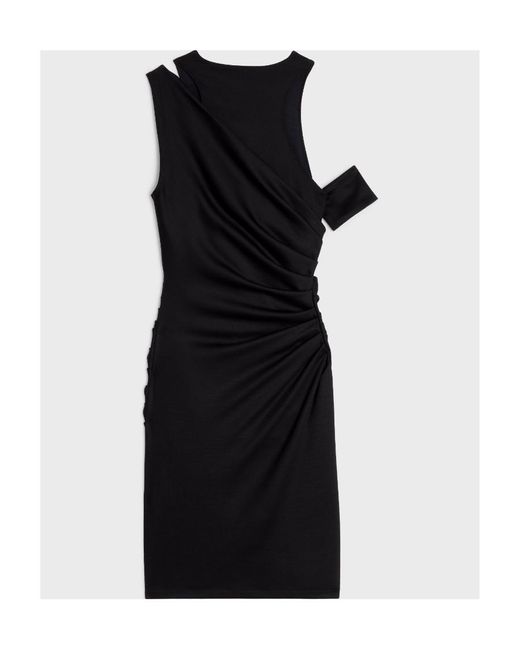 Céline Black Lolita Asymmetric Dress
