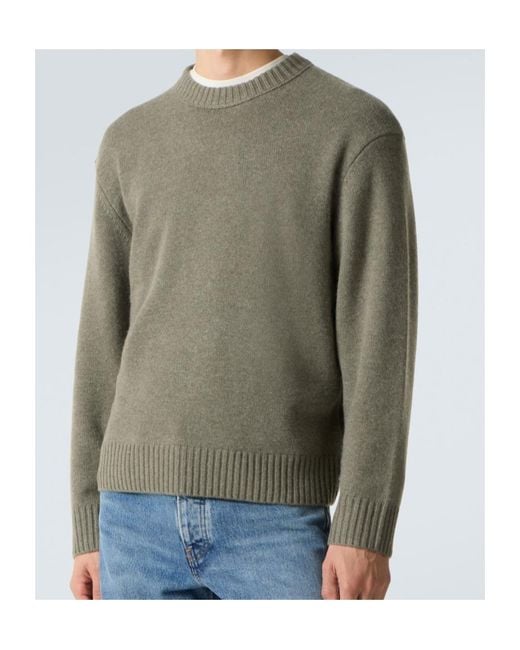 FRAME Green Cashmere Sweater for men