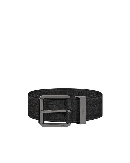Dior White Homme Logo Engraved Belt for men