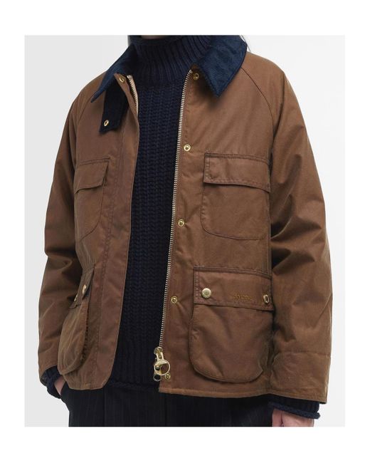 Barbour Brown Ruth Waxed Jacket