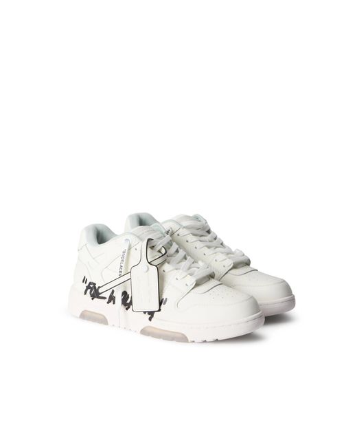 Off-White c/o Virgil Abloh White Out Of Office Lace-Up Sneakers