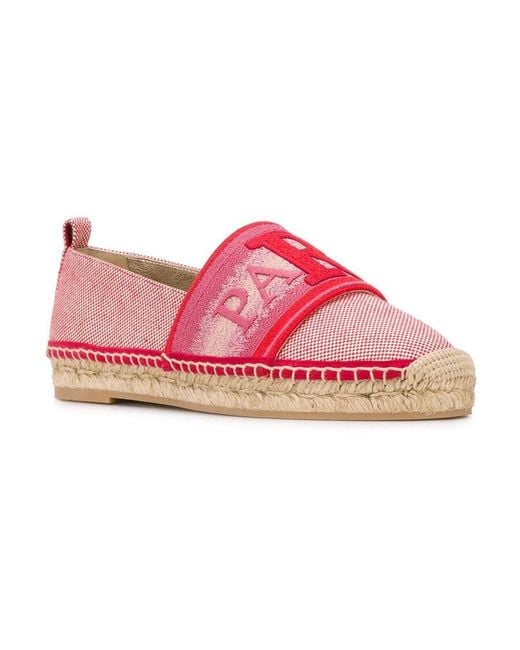 Roger Vivier Pink Loves Paris Espadrilles