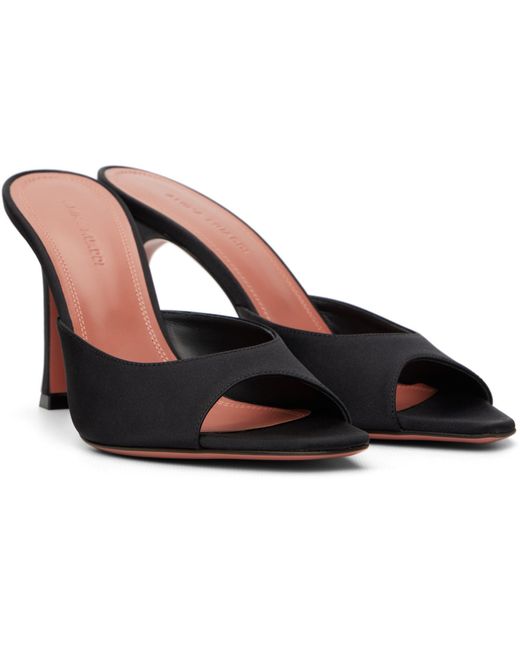 AMINA MUADDI Black Alexa 95 High-Heeled Sandals