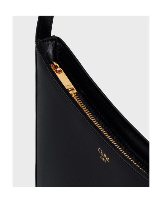 Céline Black Medium Croque Bag