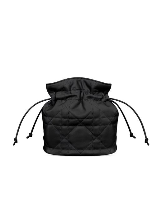 Dior Black Miss Caro Mini Bucket Bag With Drawstring