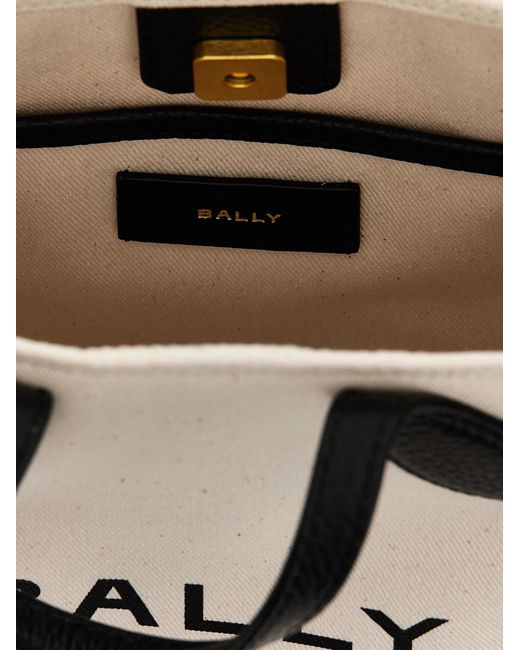 Bally Natural Bar Mini Keep On Tote Bag
