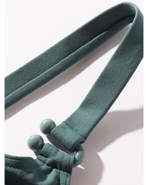 Eres Green Inspiring Scoop-Neck Swimsuit