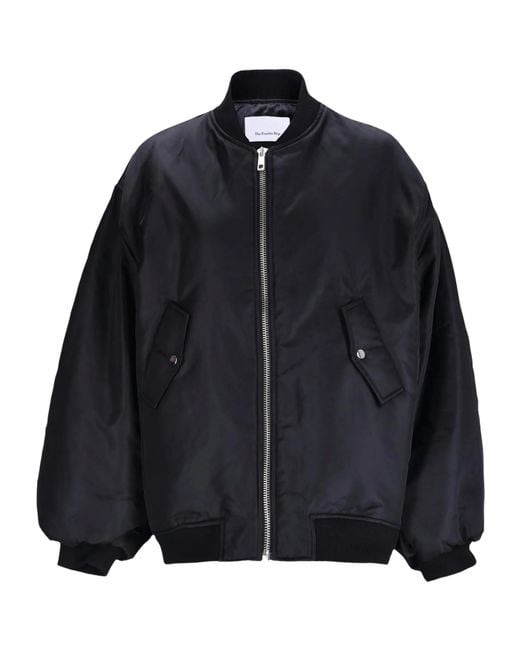 Frankie Shop Black Astra Bomber Jacket