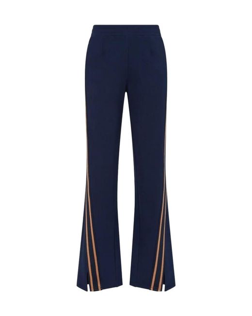 The Upside Blue Toledo Petra Stripe Flared Track Pants