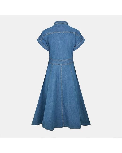 Ralph Lauren Blue Denim Shirt Dress