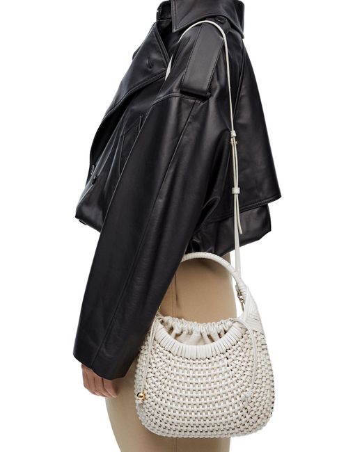 Loewe White Diamond Hobo Bag