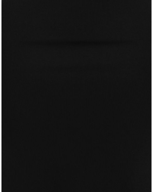DIESEL Black Solid Color Flare Dress