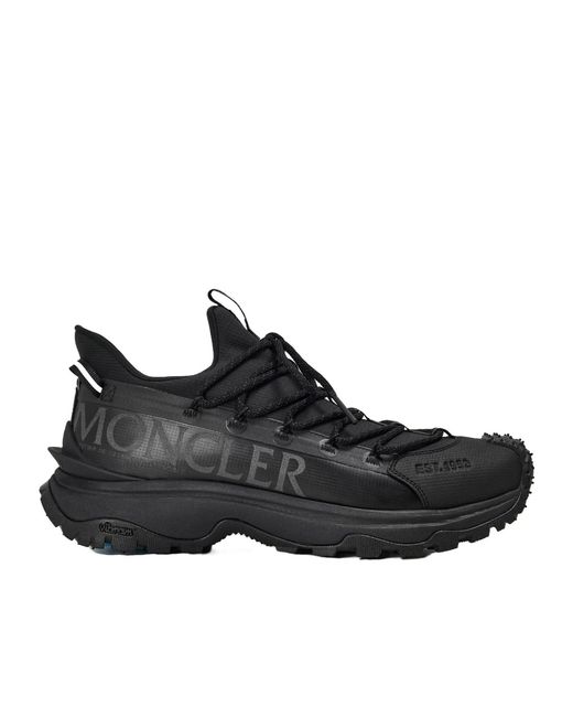 Moncler Black Low-Top Sneakers for men