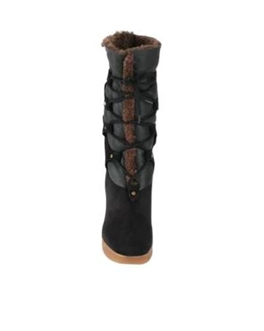 Chloé Black Two-Tone Color-Blocked Ankle Boots