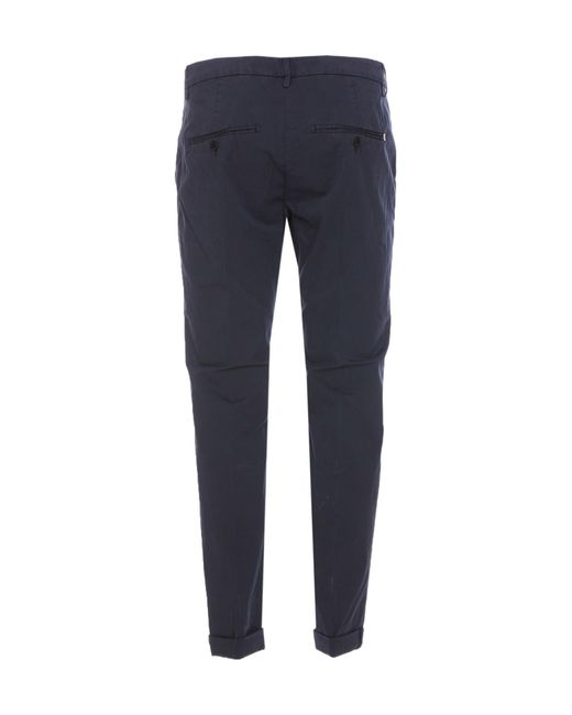 Dondup Blue Tailored Trousers for men