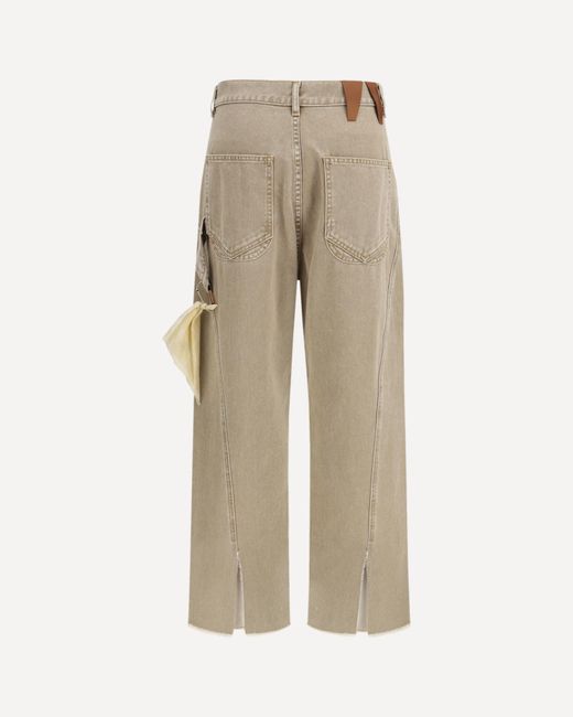 DARKPARK Natural Sienna Loose Side Split Jeans
