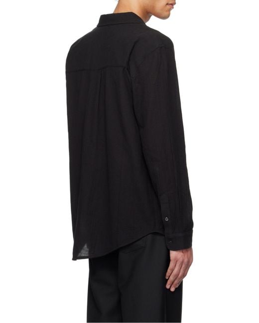 Séfr Black Séfr Leo Lightweight Voile Shirt for men