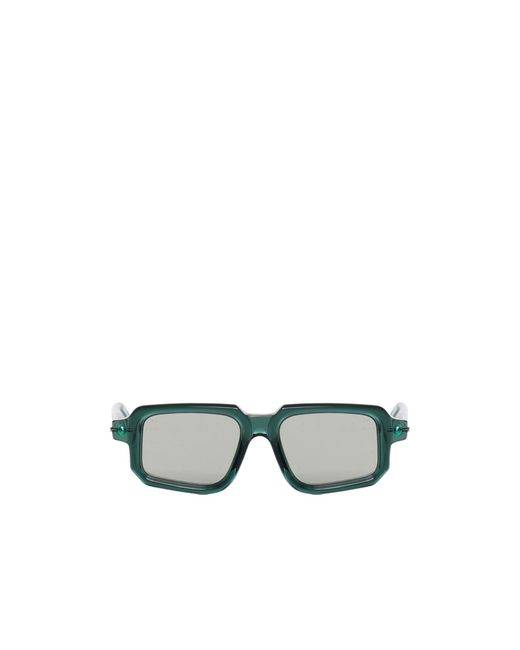 Kuboraum Multicolor Rectangular Acetate Sunglasses for men