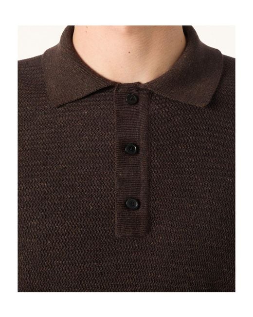 Loro Piana Brown Gokarna Polo Sweatshirt for men