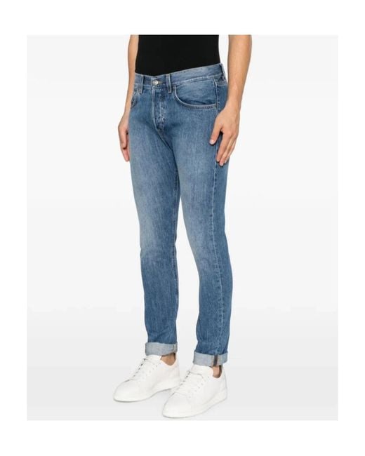 Dondup Blue Slim-Fit Denim Jeans for men
