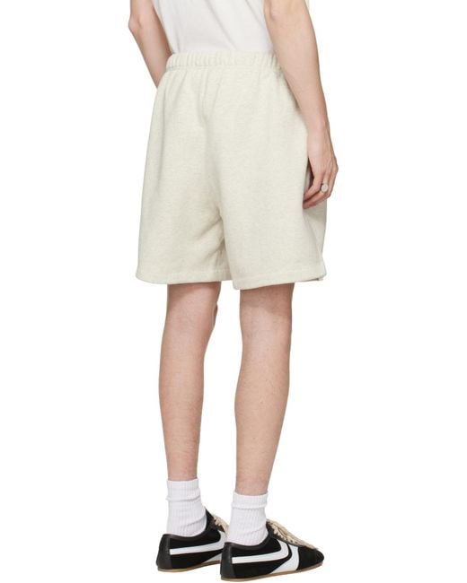 Fear Of God White Wide Leg Shorts for men